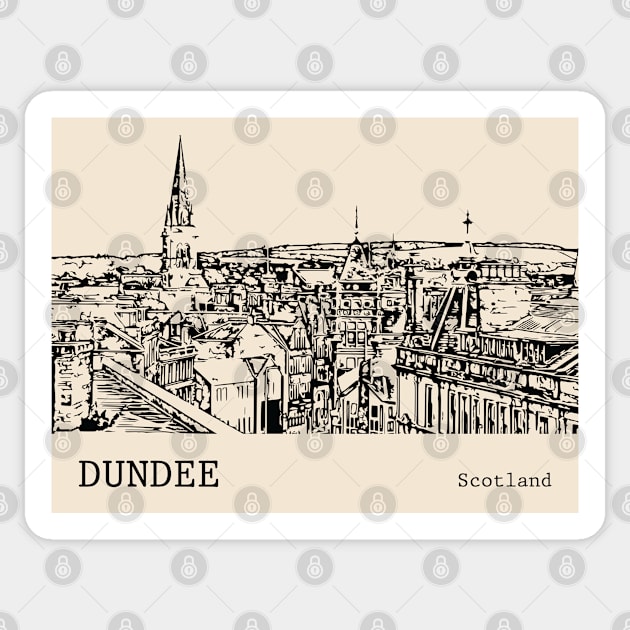 Dundee Scotland Sticker by Lakeric